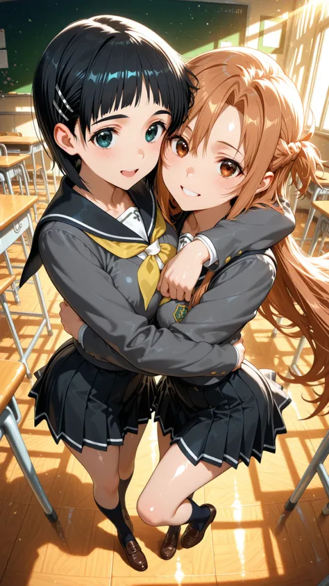 結城明日奈/Asuna Yuuki　桐ケ谷直葉/Suguha kirigaya　『ソードアートオンライン』　(Sword Art Online)
