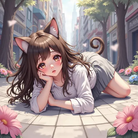寝転がる女性 v1.0