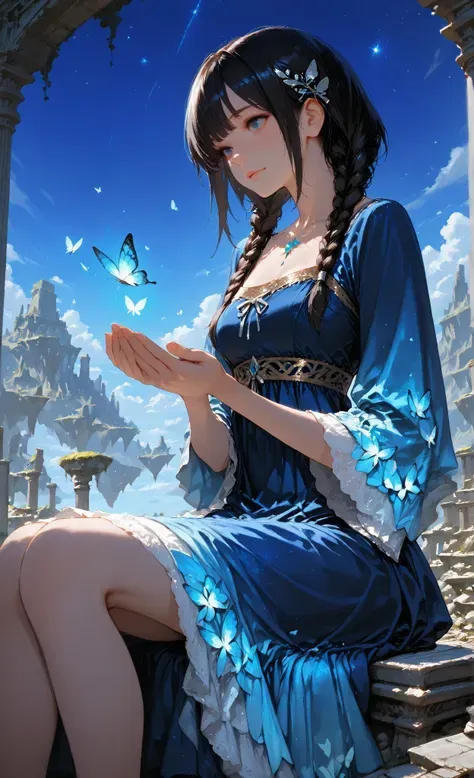 Blue Dream: A Butterfly's Kiss 🦋✨