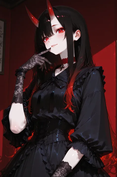 Gothic oni girl "OC : KURENAI" 0.1