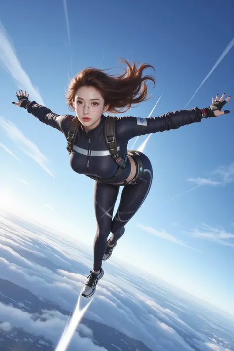 女性スカイダイバー v1.0