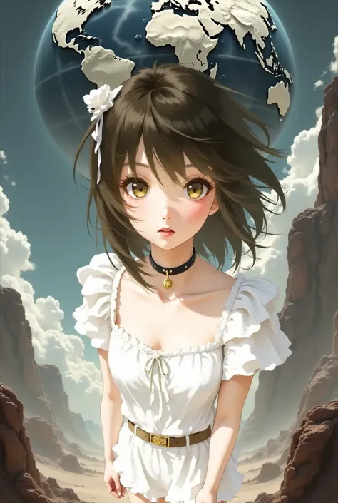 荒廃した大地に立つ少女 v1.0