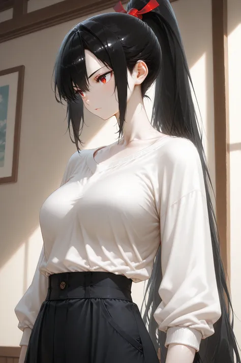 high ponytail hair girl"OC : KAORU" 1.2