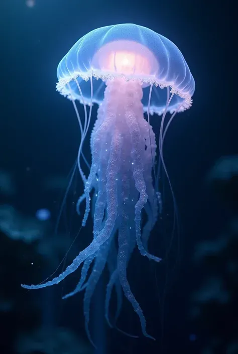 Crystal clear jellyfish