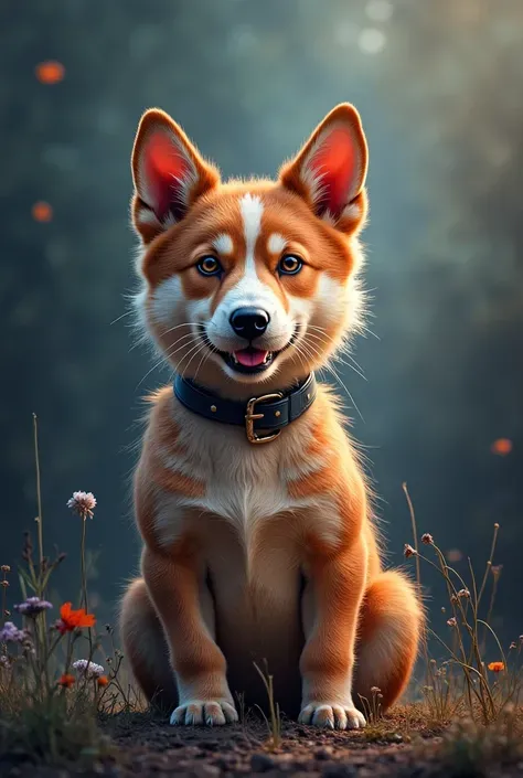 The model is wearing glass sunglasses，with stars and moon on the lenses