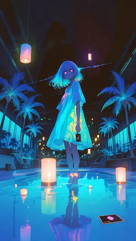 Neon Dream: Poolside Vibes 🌌✨