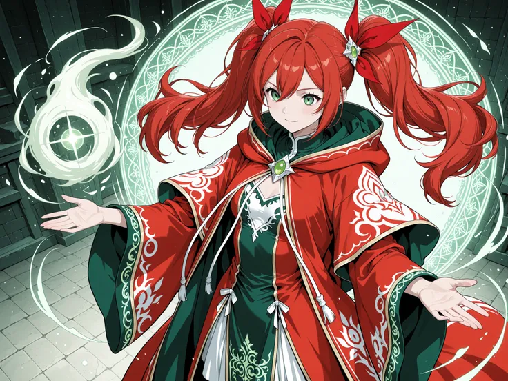 ツインテール魔導士　OC:セレナ・クリムゾン (Serena Crimson)　｜　IIlustrious_rel_260420