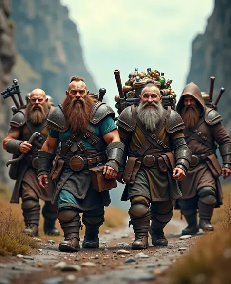 The Great Quest of the Four Mighty Dwarves