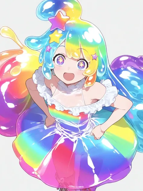 rainbow slime idol　スライム少女_rel_260420