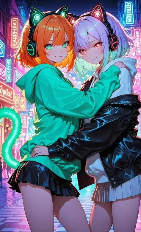 Neon Dreams & Cat Ears! ✨