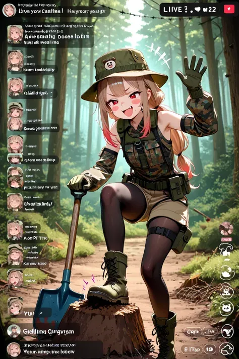 配信中のサバイバルゲーム「やぁ！みんな！ショベル一本あれば何でもできるZEb