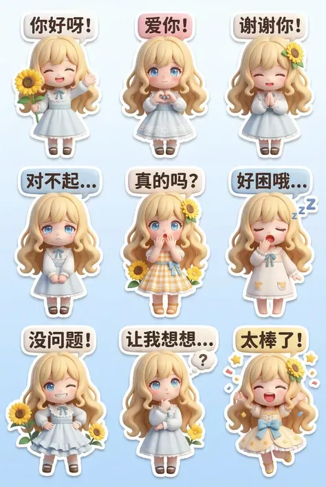 萌娃表情包，可爱到犯规！🥰