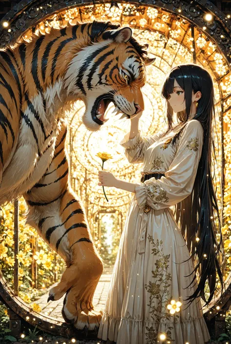 美女と野獣、花咲く出会い🌸