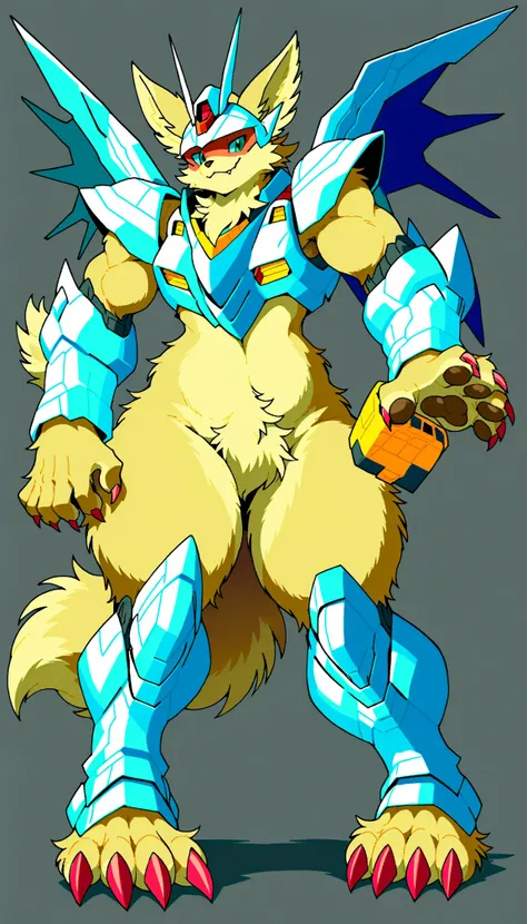 メカケモ🦊💥 (furry mecha robot) (female)_rel_260420