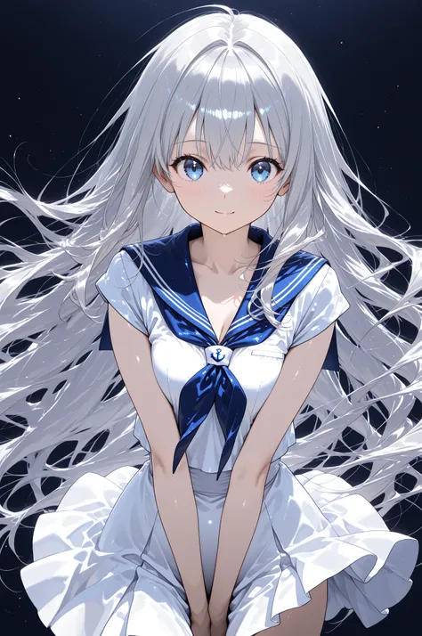  silver hair girl _rel_260420