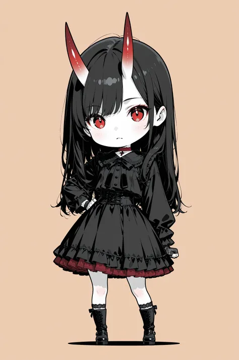 Gothic oni girl "OC : KURENAI"_rel_260420