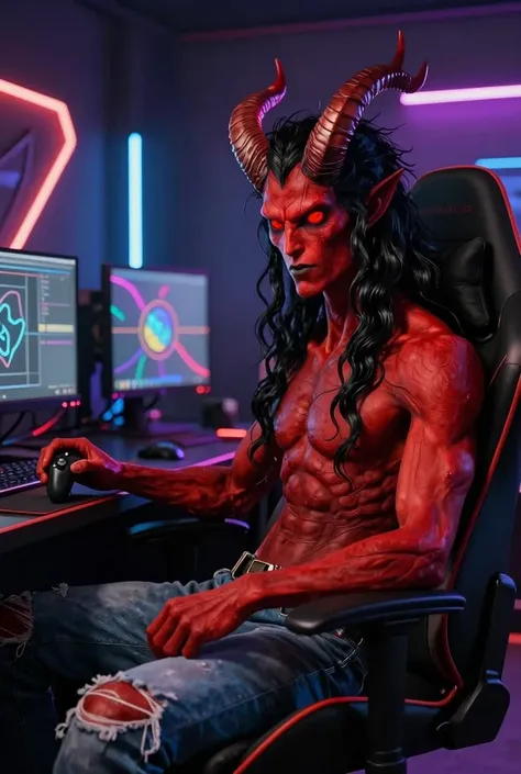 Demônio também é gamer, que surpresa! 😱