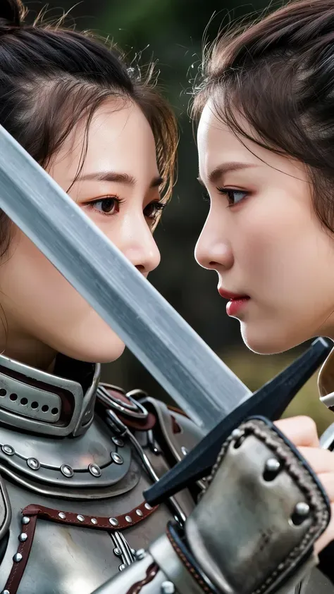 Two female knights face off ⚔️