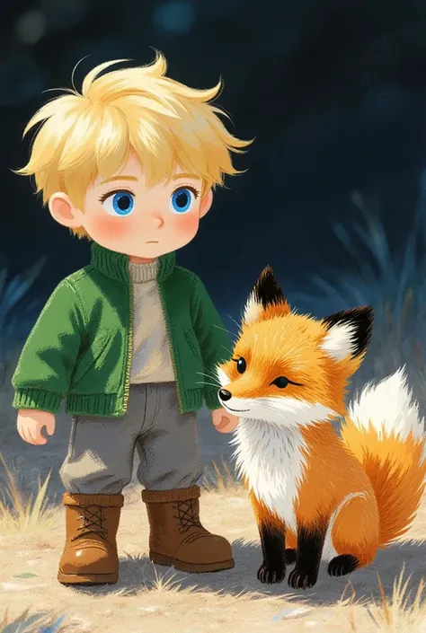 Boy and Fox cub for FLUX Krea_rel_260420