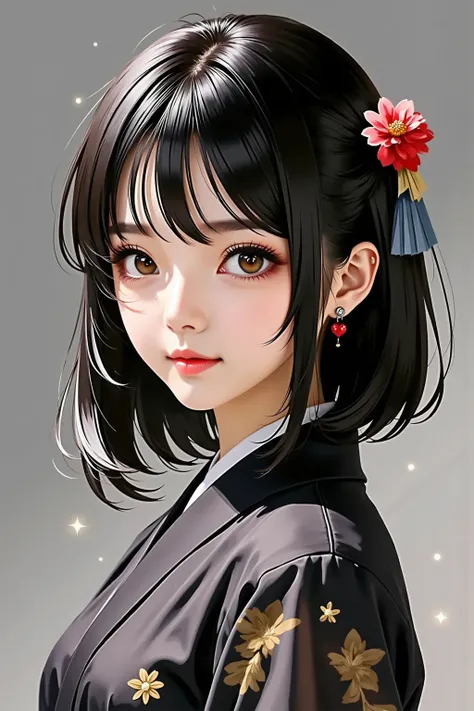 黒髪の日本人女性-FLUX v1.0