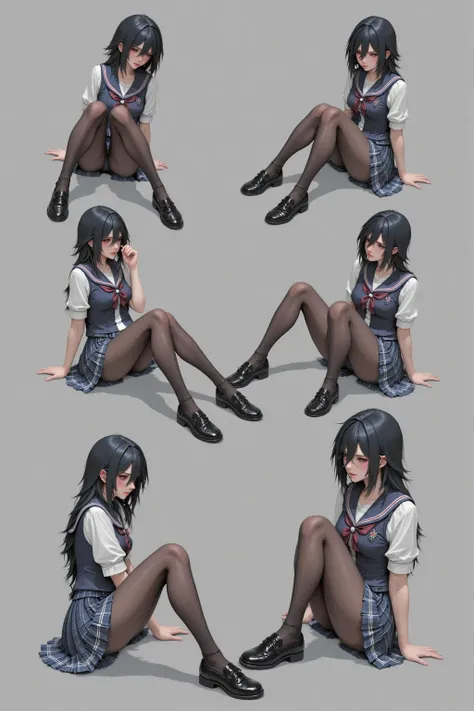 女子高生のお座りポーズ集 v1.0