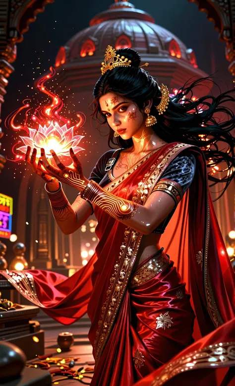Magic Lotus of the Temple Goddess 🔥