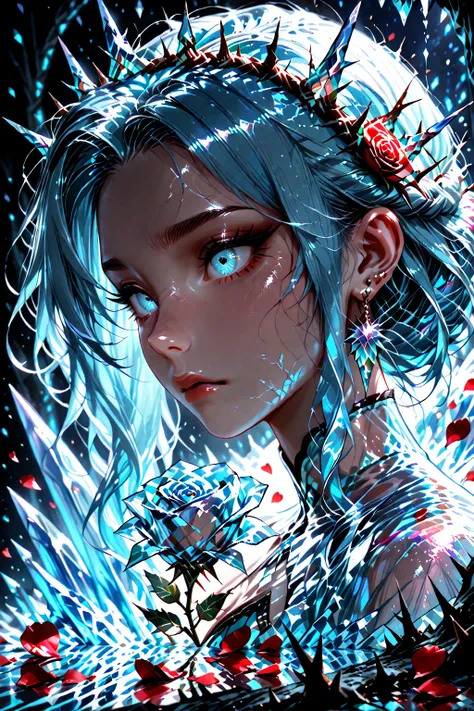氷のバラに閉じ込められた姫💎
