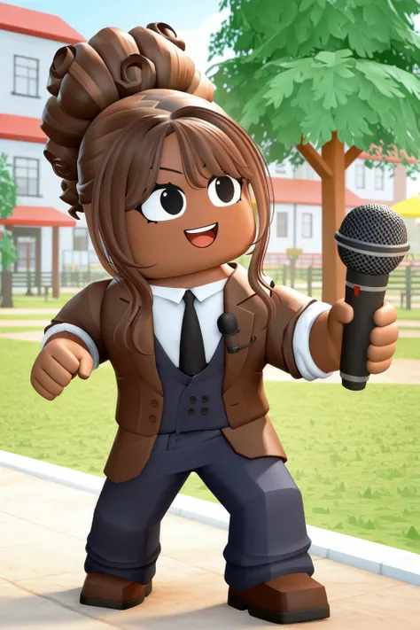 Roblox News Reporter Girl | Illustrious