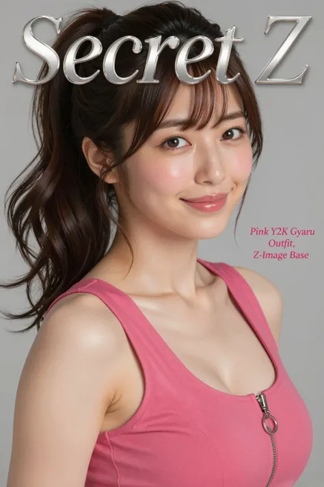 Pink Y2K Gyaru Outfit (AI Woman Z) / ZIB, ZIT