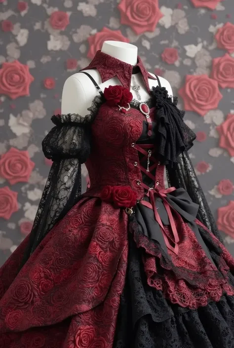 Vampire Rose Dress / ゴシックロリータドレス [FLUX] v1.0