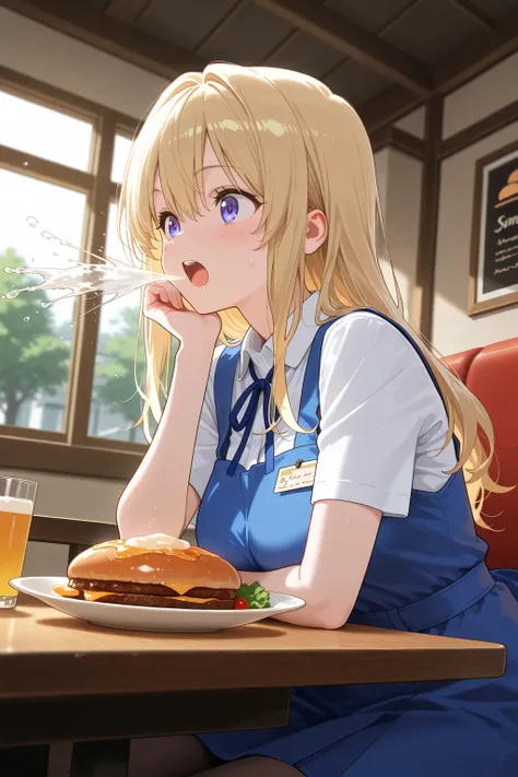 吐き散らす (spitting) a