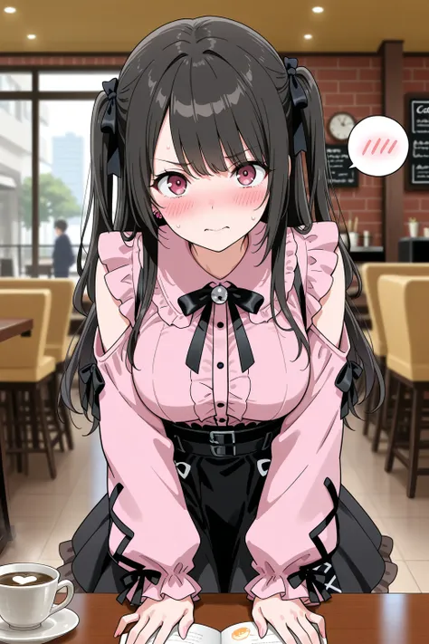 照れの吹き出し (spoken blush) a