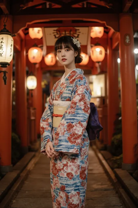 Traditional Japanese Yukata & Setta Sandals Style (FLUX) v1.0