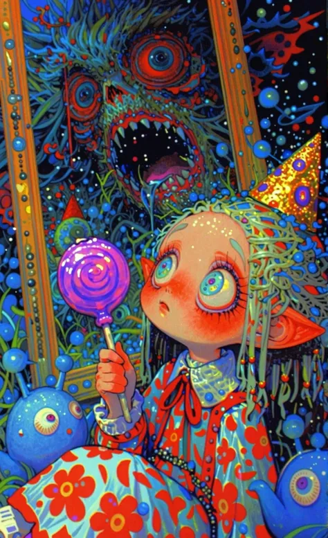 Z Image-MJ-Q版怪诞人像插画 v1.0