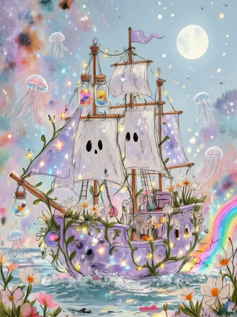 暖绒治愈系插画Krea2 1