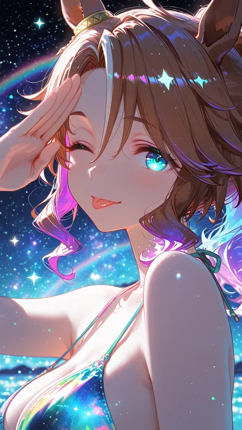 キラキラさせてみた✨(mejiro palmer)