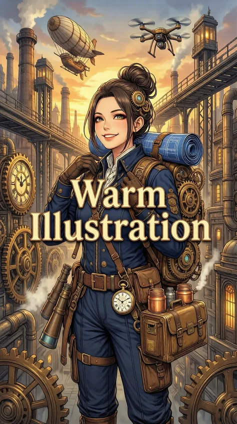 Warm Illustration Style Qwen-Image v2.0