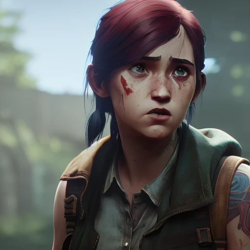 arcane style, ELLIE WILLIAMS in the last of us II