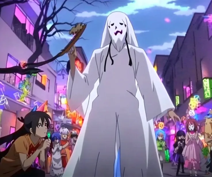 anime ghost party, season finale, spooky competition