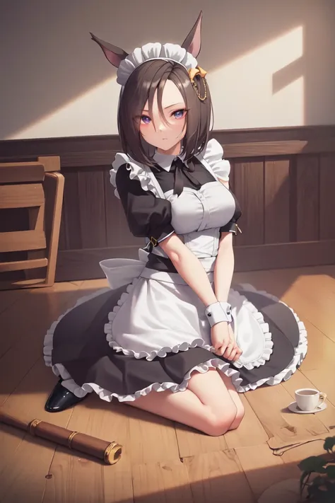 masterpiece, best quality, 
air groove (umamusume), 
maid,
full body
<lora:air_groove_lora:0.7>