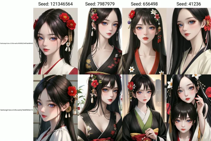 masterpiece,best quality,absurdres,original,extremely delicate and beautiful,beautiful detailed eyes and face,1girl, black_hair, flower, japanese_clothes, looking_at_viewer, mole, red_flower, solo,(masterpiece:1.4),(best quality:1.4)