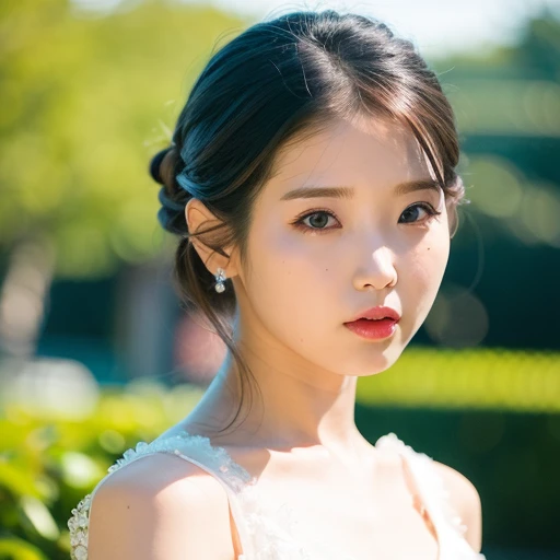 best quality, ultra high res, (photorealistic:1.4),1girl,iu,arms behind back, colorful, clear sharp focus,  soft lights, Intricate details,
<lora:iu_v15:0.9>