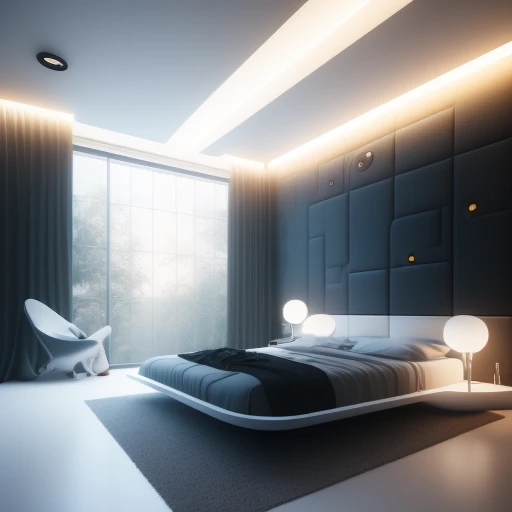 (bedroomai)++, a modern minimalistic bedroom