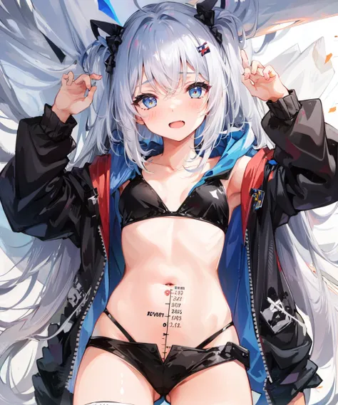 1girl, <lora:RulerTattooV2-000006:0.8>,navel,ruler_tattoo,hoodie