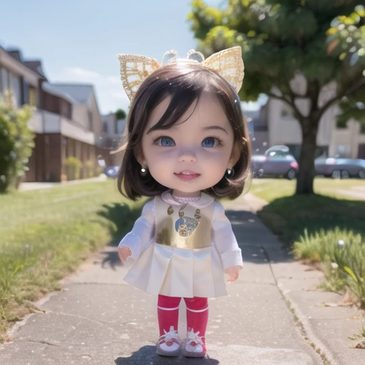 Big head doll,big head, small body, Mini Body,top-heavy,cute,Doll Body,Short hands, short feet,Short legs,
(masterpiece:1.331), best quality,stitches,Big head doll, big head, small body, cute,Doll Body,Empty-handed,No items in hand,No object in front of yo...