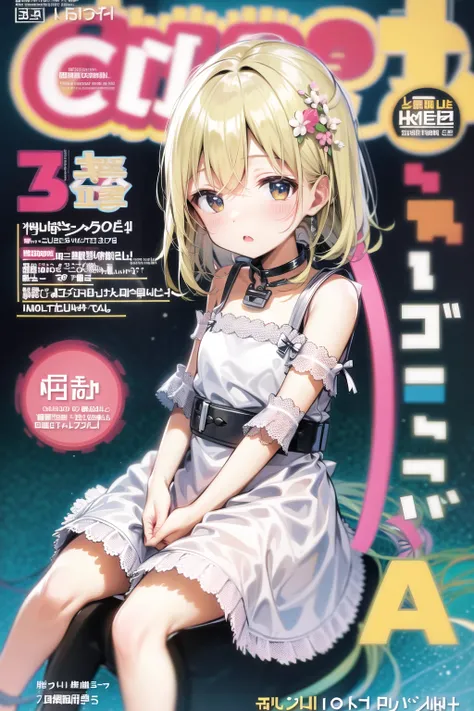 magazine cover, <lora:Anime Magazine Cover V1:0.6>