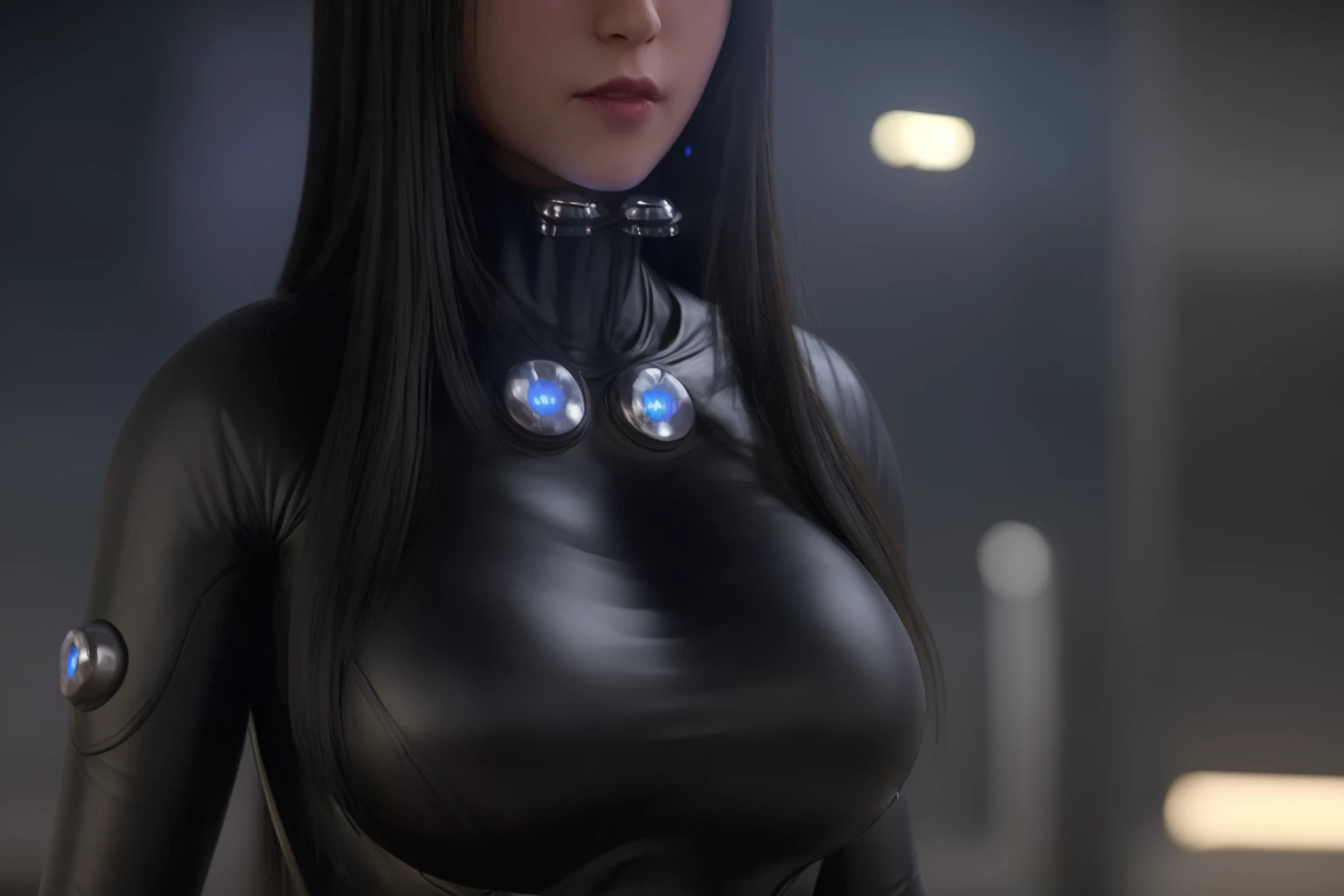 (8k, RAW photo, best quality, masterpiece:1.2), (realistic, photo-realistic:1.37), ultra detail, reika,large breasts, bodysuit,