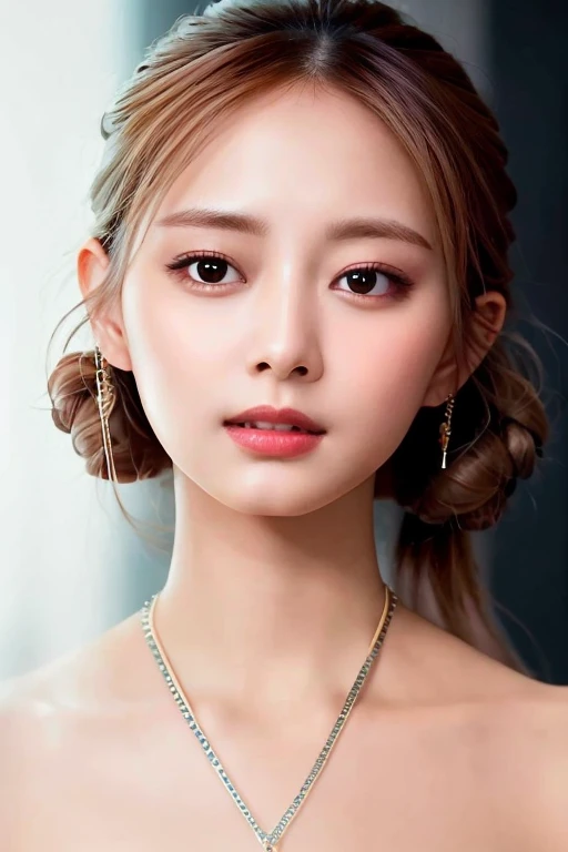 complex 3d render ultra detailed of a beautiful porcelain profile tztwtzuyu android face, cyborg, robotic parts, 150 mm, beautif...