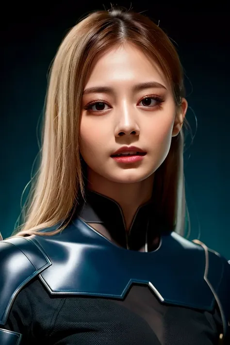 complex 3d render ultra detailed of a beautiful porcelain profile tztwtzuyu android face, cyborg, robotic parts, 150 mm, beautif...