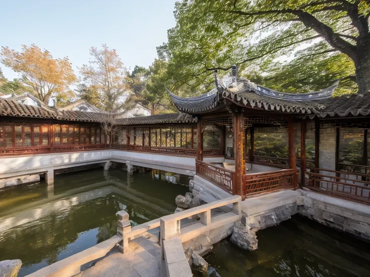 Chinese architectural style Suzhou gardens     building(中国传统建筑样式 苏州园林suzhouyuanlin) about architecture